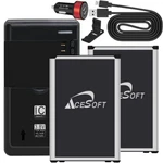 Boosting 2X 3000MAH Battery Car Charger Cable Bracket F Kyocera Duratr E4750 Us. Fixed Price $55.63.