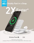Anker Maggo 3 Iphone 17 Charging Station Magsafe-compatible White. Fixed Price $82.73.