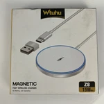 Wtuhu Magnetic Wireless 15W Apple Mag-safe Charger,iphone,airpods. Fixed Price $7.00.