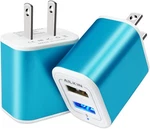 Usb Plug Wall Charger, Charging Block, 2PACK Ailkin 2.1A Fast Dual Por. Fixed Price $11.99.