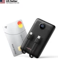 Weefancy Mini Portable Charger With Built-in Cables 22.5W Fast Charging Black. Fixed Price $34.02.
