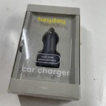 Dual Port 20W Car Charger - Dusk Blue Open Box. Fixed Price $8.99.