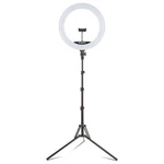 Vivitar 18" Led Rgb Ring Light With Tripod, Phone Holder Usb Charging Ports. Fixed Price $33.80.