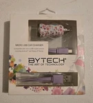 Bytech Micro Usb Car Charger - Purple/dots. Fixed Price $8.60.