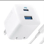 Anker 2-PORT Foldable Fast Wall Charger Usb-c Pd/usb-a + 6FT Cable. Fixed Price $25.99.
