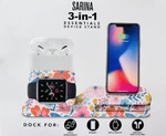 3-IN-1 Essentials Device Stand Dock For Iphone, Apple Watch Air-pods. Fixed Price $19.99.