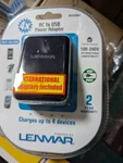 Lenmar International Travel Adapter 100-240V To ACUSB4. Fixed Price $14.99.