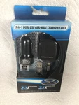 Brand New: 3-IN-1 Dual Usb Car/wall Charger/cable Solaray Phone Sleek. Fixed Price $19.99.