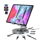 Usb Hub For Ipad Pro Docking Station, Foloda 8-IN-1 Rotatable Fol... Fast Ship. Fixed Price $75.81.