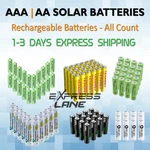 Solar Battery Rechargeable Aaa Ni-mh / Ni-cd Garden Outdoor Light Lot Fast. Fixed Price $25.00.