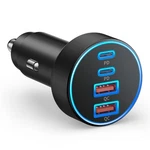 Car Charger Usb C, 4-PORT 90W Super Fast Charging Phone Accessori.... Fixed Price $27.66.