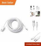 Long-lasting 13FT Micro Usb Charging Cable For Security Cameras & Gadgets. Fixed Price $11.69.