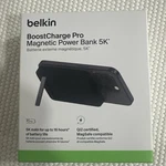 Belkin Boost Charge Pro Magnetic Power Bank 5K, Magsafe, Iphone New. Fixed Price $13.99.