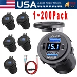 12V-24V PD+QC3.0 Dual Usb Car Fast Charger Power Socket Outlet Led Voltmeter Lot. Fixed Price $1336.99.