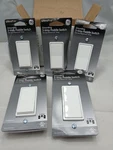 (5-PACK) 25 Ge Ultrapro Grounding 3 Way Paddle Switch Almond With Easy Pressure. Fixed Price $24.99.