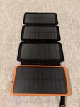 Hiluckey Solar Charger 25000MAH, Outdoor Usb Portable Power Bank With 4 Sol.... Fixed Price $24.99.
