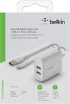 Belkin Boost Dual Usb-a Wall Charger 24W + Cable. Fixed Price $15.97.