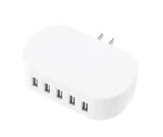 Ikea Koppla 5-PORT Usb Wall Charger White New Sealed. Fixed Price $10.00.