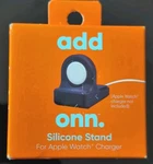 Brand New Add Onn. Black Silicone Stand For Apple Watch Charger. Fixed Price $12.99.