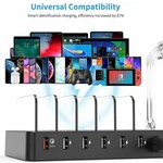 Multiple Device Charging Station 6-PORT Ipad Switch Tablet Android Iphone. Fixed Price $46.29.