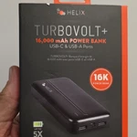 Helix Turbovolt+ 16,000 Mah Lithium Polymer Power Bank Usb-c Usb-a Micro. Fixed Price $15.00.