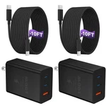 Usb Block 100W, 3-PORT Gan Super Fast Charger, Type Wall .... Fixed Price $70.45.