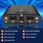 9000000MAH Portable Power Bank Usb Lcd External Battery Charger For Cell Phone. Fixed Price $19.75.