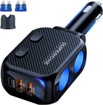 Superone 180W Cigarette Lighter Splitter With 20W Pd, 2-SOCKET Black. Fixed Price $33.21.