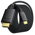 Dteedck Usb To Hdmi Cable 10FT Long, Audio&video Sync Feet, Black. Fixed Price $16.88.