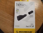 Scosche Gobat 3-IN-1 12V Usb Charger/led Flashlight/backup Batter PBC71. Fixed Price $10.00.
