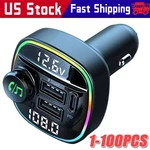 Bluetooth 5.0 Car Wireless Fm Transmitter Adapter Usb Pd Charger Aux Hands Lot. Fixed Price $784.68.
