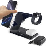 3 1 Charging Station For Apple Devices, Mag-safe Charger Stand, Wireless C.... Fixed Price $65.00.