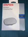 Staples Qi Wireless Charging Pad 10W For Iphone / Android (53356). Fixed Price $10.00.