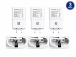 3-PACK Samsung Oem Wall Charger EP-TA50JWE + Usb-c Cable Fast Charging Galaxy. Fixed Price $15.99.