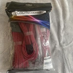 Cablemod Pro Modmesh Sleeved Extension Kit (red). Fixed Price $34.50.