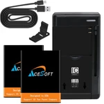 Acesoft 2X 1950MAH Grade Battery Charger Cable For Alcatel Go Flip 4056W Phone. Fixed Price $48.15.