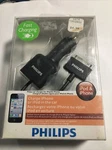 Philips Apple 30 Pin Car Adapter Charger For Iphone, Ipod, Ipad. Fixed Price $11.00.