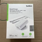Belkin Boostcharge Pd 30W Pps Usb-c 3.0 Wall Charger With Iphone To. Fixed Price $12.82.