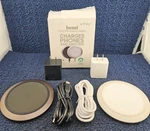 (qty 2) Tylt Bezel Fast 15W Wireless Charger For Phones & Airpods. Fixed Price $19.99.