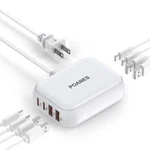 40W 8-PORT Usb Charger, Multi-port Travel Mini Charging Statio.... Fixed Price $32.12.