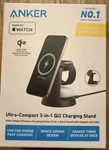 New Anker Ultra-compact 3-IN-1 QI2 Charging Stand Magsafe Black Lowest $. Fixed Price $64.95.
