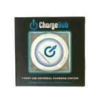 Chargehub 7 Port Usb Universal Charging Station Round White Dc Vehicle Cable New. Fixed Price $79.99.