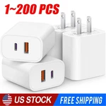 Iphone 16 15 13 11 20W Fast Charger Block Usb Type Wall Power Adapter Lot. Fixed Price $609.55.