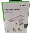 Belkin 30W Gan Wall Charger Usb-c To Cable For Apple Iphone And Samsung. Fixed Price $16.95.