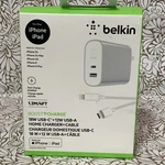 Belkin Boost 18W Usb-c + 12W Usb-a Home Charger Cable. Fixed Price $29.41.