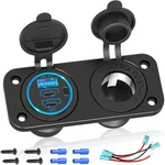 Cigarette Lighter Socket Qidoe 12V Splitter Panel 78W Usb In - 3. Fixed Price $32.27.