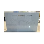 Ucomix 2-IN-1 Wireless Charger For Iphone And Apple Watch, 18W Adapter, White. Fixed Price $23.99.
