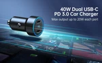 Dual Type Fast 40W Car Charger Adapter Pd Cable For Iphone 14 13 12 11 PB10. Fixed Price $8.99.