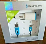 Blueflame Spark Plug 2 Micro Usb Fast 10 Watts Car Charger New! A6. Fixed Price $24.99.