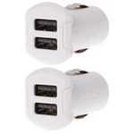 Scosche Fast 24W Usb Car Charger 2-PORT With Blue Glow Light White (pack Of 2). Fixed Price $11.99.